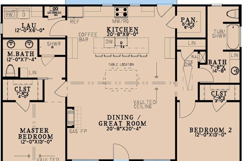 Architectural House Design - Exterior - Front Elevation 3 for Farmhouse House Plan #923-507 - 2 bed, 2 bath