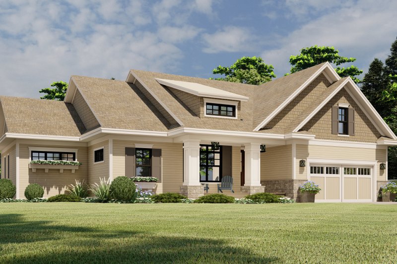 Dream House Plan - Exterior - Front Elevation 4 for Traditional House Plan #51-1182 - 3 bed, 2.5 bath