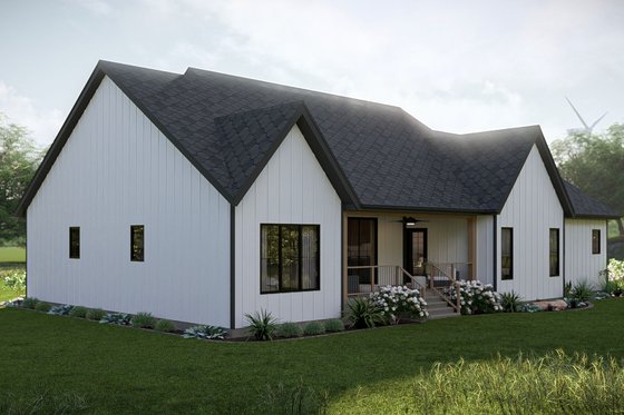 Exterior - Other Elevation 1 for Cottage House Plan #455-704 - 3 bed, 2 bath