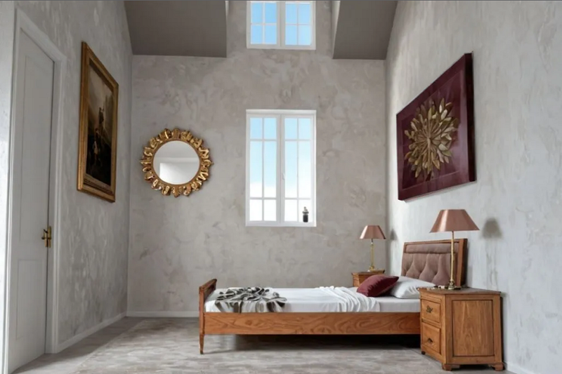 Dream House Plan - Interior - Master Bedroom for European House Plan #542-5 - 2 bed, 1 bath