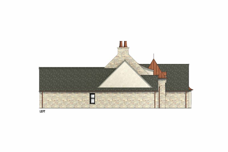 Architectural House Design - Exterior - Other Elevation for Tudor House Plan #1096-15 - 4 bed, 4.5 bath