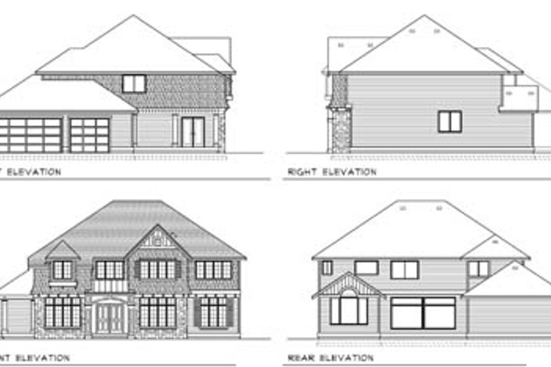 Craftsman Style House Plan - 4 Beds 3 Baths 3369 Sq/Ft Plan #100-211 ...