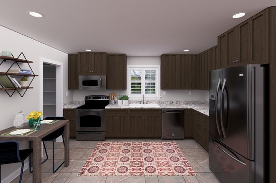 Interior - Kitchen for Farmhouse House Plan #1060-244 - 2 bed, 1 bath