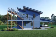 Contemporary Style House Plan - 3 Beds 2.5 Baths 2176 Sq/Ft Plan #932-1334 