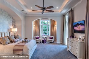 Interior - Master Bedroom for European House Plan #930-510 - 4 bed, 4.5 bath