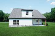 Craftsman Style House Plan - 3 Beds 2.5 Baths 1933 Sq/Ft Plan #1116-18 Exterior 