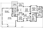 Traditional Style House Plan - 4 Beds 4.5 Baths 4137 Sq/Ft Plan #51-546 