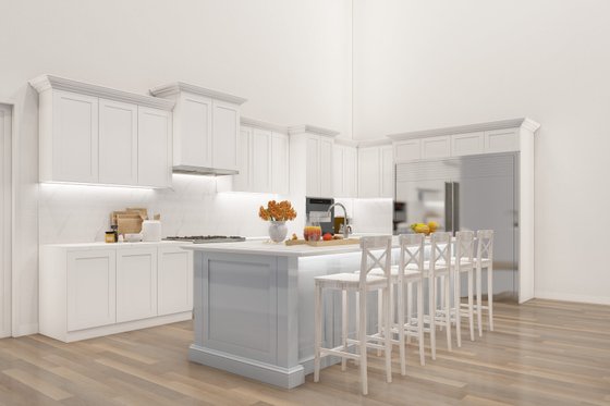 Interior - Kitchen for Barndominium House Plan #923-355 - 5 bed, 5.5 bath