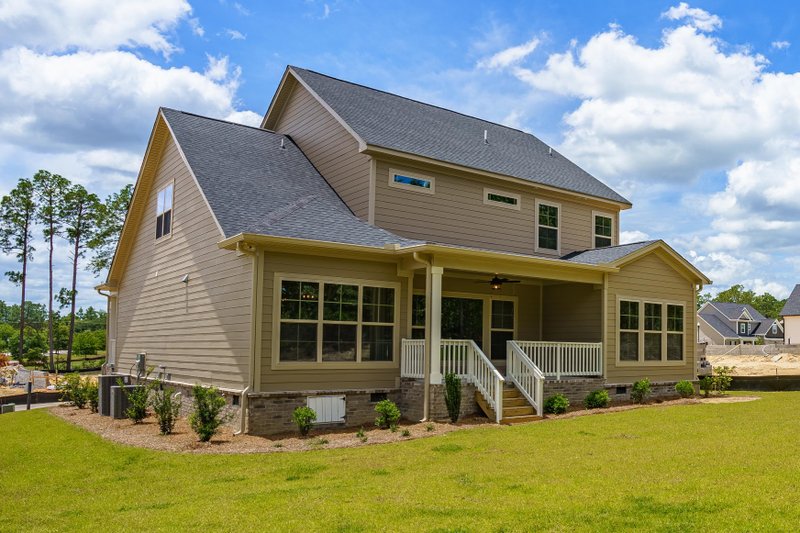 Home Plan - Exterior - Front Elevation 1 for Traditional House Plan #54-582 - 4 bed, 3 bath