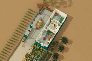 Exterior - Other Elevation for Contemporary House Plan #917-5 - 1 bed, 2 bath