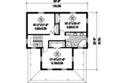 Country Style House Plan - 3 Beds 1 Baths 1792 Sq/Ft Plan #25-4718 