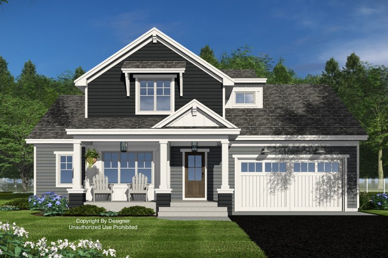 House Plan Design - Craftsman Exterior - Front Elevation Plan #51-1362