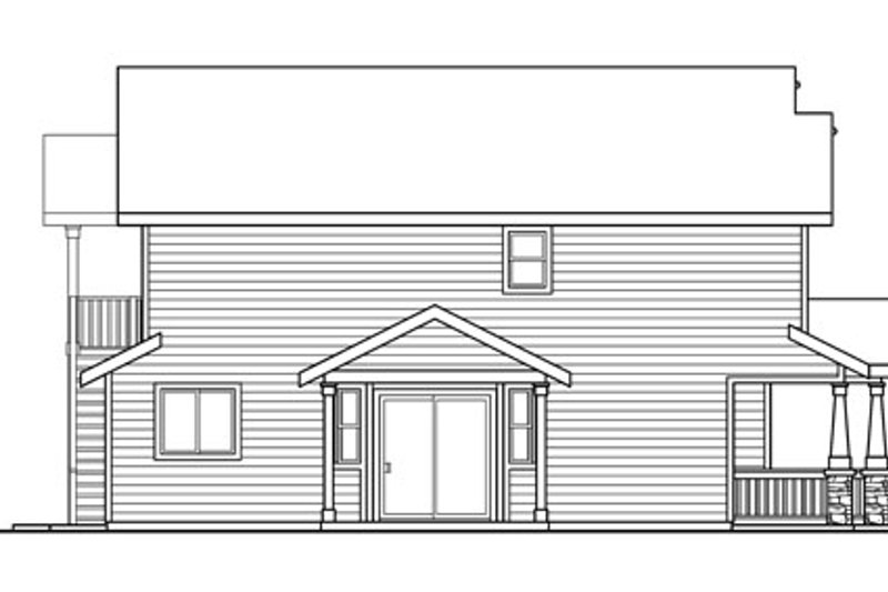 Home Plan - Exterior - Other Elevation for Craftsman House Plan #124-623 - 3 bed, 2.5 bath