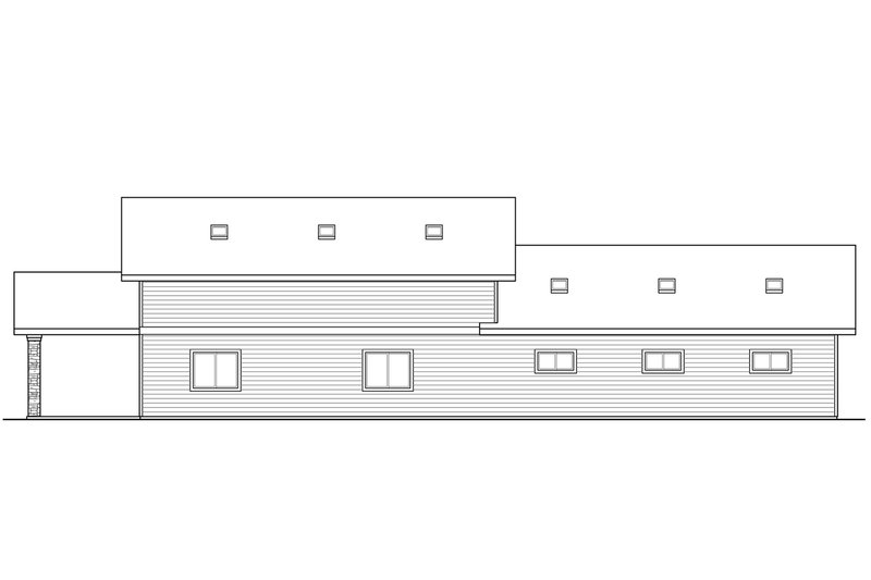 Dream House Plan - Exterior - Rear Elevation for Country House Plan #124-991, 1 bath
