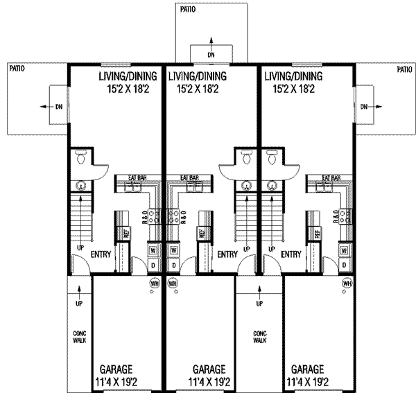 Traditional Floor Plan - Main Floor Plan #60-590