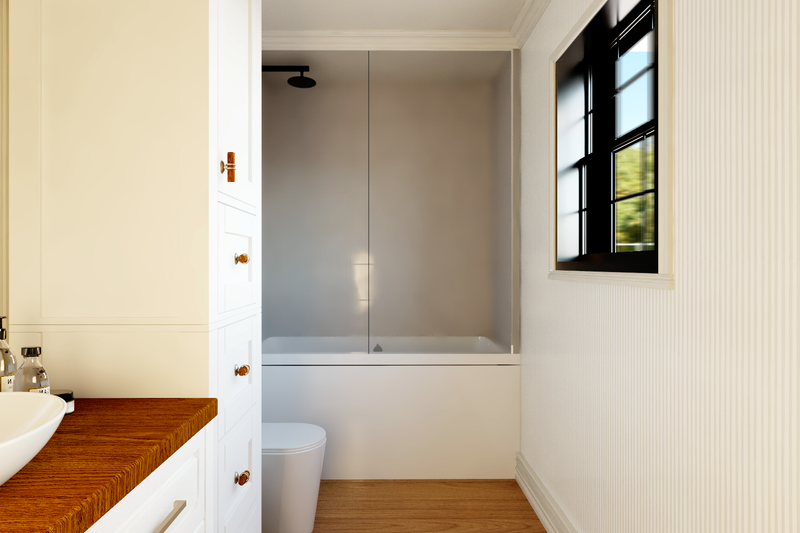 House Blueprint - Interior - Master Bathroom 1 for Barndominium House Plan #1064-424 - 4 bed, 2.5 bath