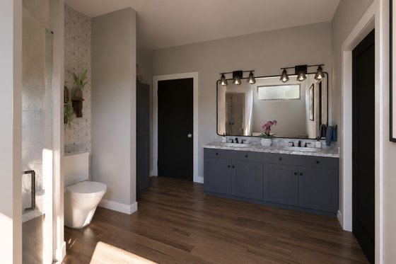 Interior - Master Bathroom for Barndominium House Plan #1064-487 - 2 bed, 2 bath