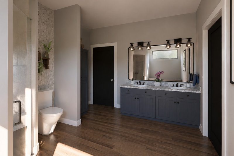 Dream House Plan - Interior - Master Bathroom for Barndominium House Plan #1064-487 - 2 bed, 2 bath
