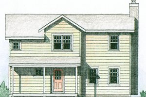 Farmhouse Exterior - Front Elevation Plan #510-3