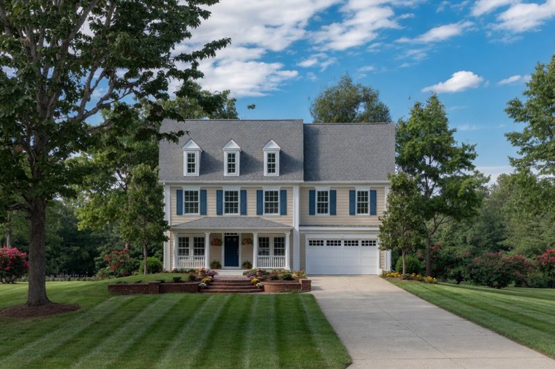 Exterior - Front Elevation 2 for Traditional House Plan #20-1841 - 4 bed, 4 bath