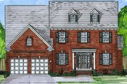 Colonial Style House Plan - 6 Beds 5.5 Baths 5313 Sq/Ft Plan #46-507 