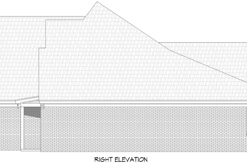 House Design - Exterior - Other Elevation 1 for Farmhouse House Plan #932-1165 - 5 bed, 4.5 bath