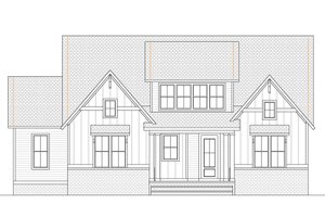 Exterior - Front Elevation 3 for Country House Plan #1080-8 - 4 bed, 3 bath