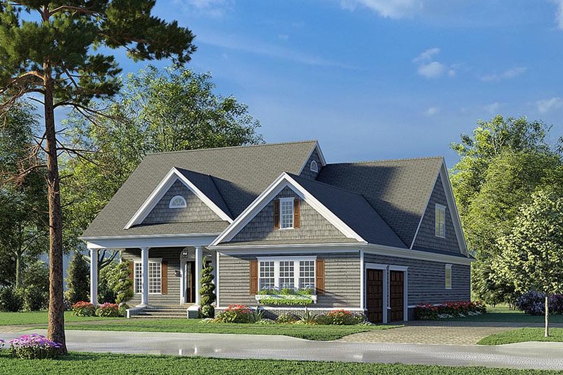 House Blueprint - Exterior - Other Elevation 1 for Farmhouse House Plan #923-190 - 4 bed, 3 bath