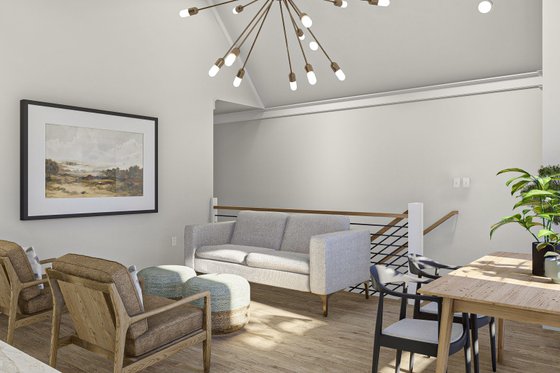 Interior - Family Room 5 for Modern House Plan #455-575 - 5 bed, 5 bath