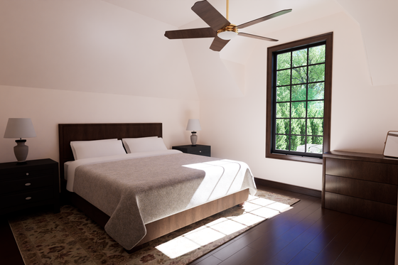 Interior - Bedroom for European House Plan #1116-20 - 5 bed, 3.5 bath