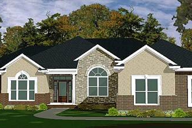 Traditional Style House Plan - 4 Beds 2.5 Baths 2275 Sq/Ft Plan #63-178