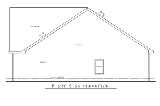 Exterior - Other Elevation for European House Plan #20-2546 - 5 bed, 3 bath