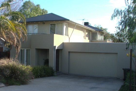 Modern style Home, front elevation photo