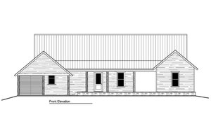 Exterior - Front Elevation 3 for Country House Plan #1081-41 - 2 bed, 2.5 bath