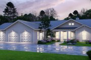 Ranch Style House Plan - 3 Beds 2.5 Baths 1946 Sq/Ft Plan #54-541 