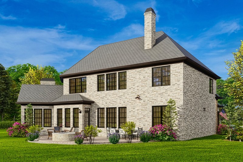 Dream House Plan - Exterior - Front Elevation 11 for Traditional House Plan #54-450 - 5 bed, 4 bath