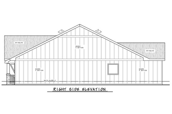 Exterior - Other Elevation 1 for Craftsman House Plan #20-2543 - 3 bed, 2 bath