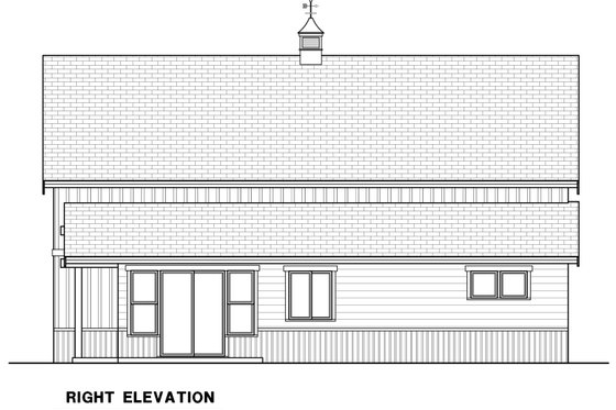 Exterior - Other Elevation for Farmhouse House Plan #1070-201 - 1 bed, 1 bath