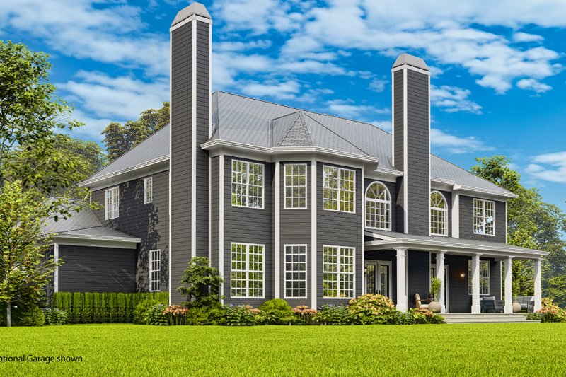 Home Plan - Exterior - Front Elevation 5 for Traditional House Plan #54-324 - 5 bed, 4 bath