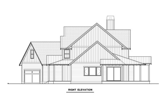 Exterior - Other Elevation for Farmhouse House Plan #1070-191 - 3 bed, 2.5 bath