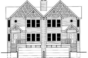 Traditional Exterior - Front Elevation Plan #303-366