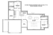 Farmhouse Style House Plan - 3 Beds 4 Baths 2593 Sq/Ft Plan #1069-19 