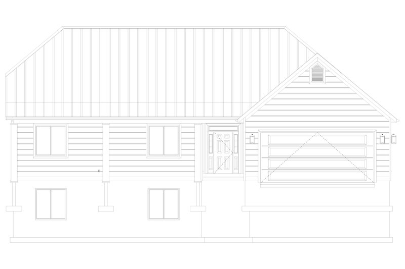 House Blueprint - Exterior - Front Elevation 7 for Farmhouse House Plan #1060-478 - 3 bed, 2.5 bath