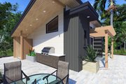 Modern Style House Plan - 0 Beds 1 Baths 621 Sq/Ft Plan #1111-32 