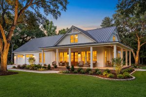Architectural House Design - Exterior - Front Elevation for Barndominium House Plan #430-416 - 3 bed, 2.5 bath