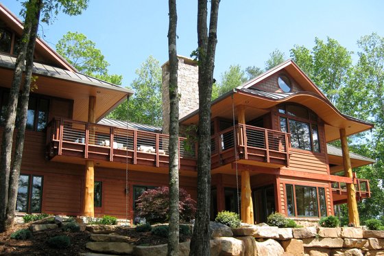 Exterior - Rear Elevation for Craftsman House Plan #454-14 - 4 bed, 4.5 bath