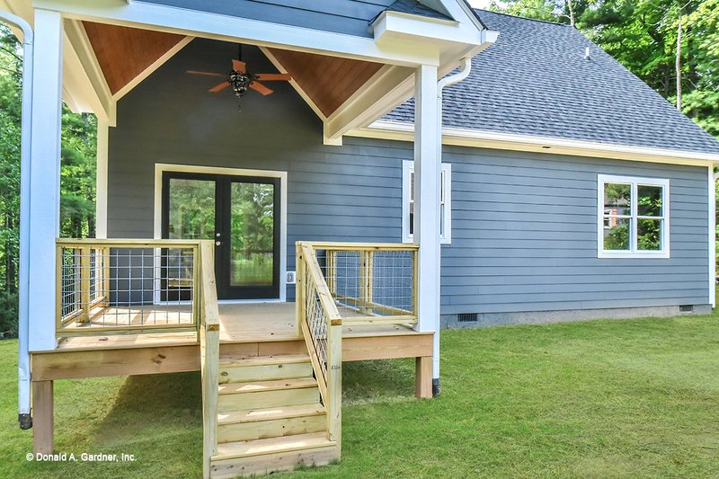 Dream House Plan - Exterior - Rear Elevation 2 for Country House Plan #929-647 - 3 bed, 2 bath