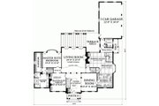 Colonial Style House Plan - 4 Beds 5 Baths 5387 Sq/Ft Plan #137-230 