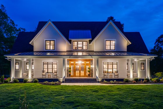 Exterior - Front Elevation for Farmhouse House Plan #51-1160 - 4 bed, 4 bath