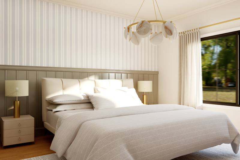 House Blueprint - Interior - Bedroom 1 for Barndominium House Plan #1064-423 - 3 bed, 3.5 bath